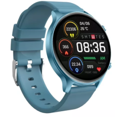 Reloj Inteligente Bluetooth Smartwatch Damas & Caballeros Azul