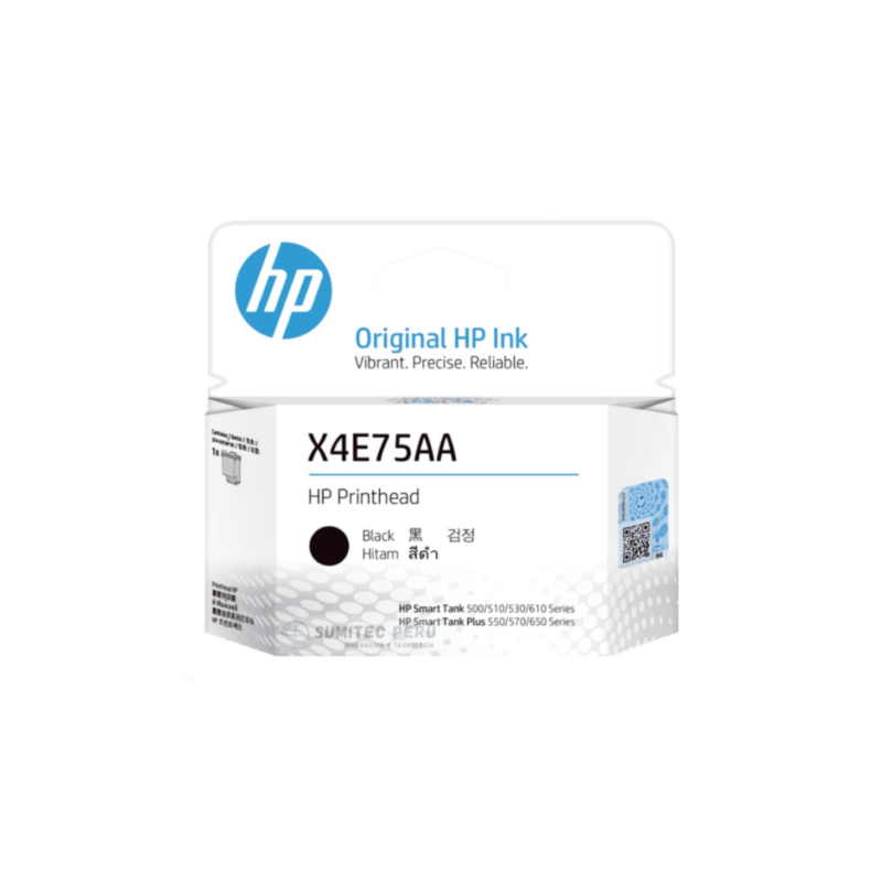 Cabezal Negro Impresora HP Smart Tank Wireless 530 x4e75a